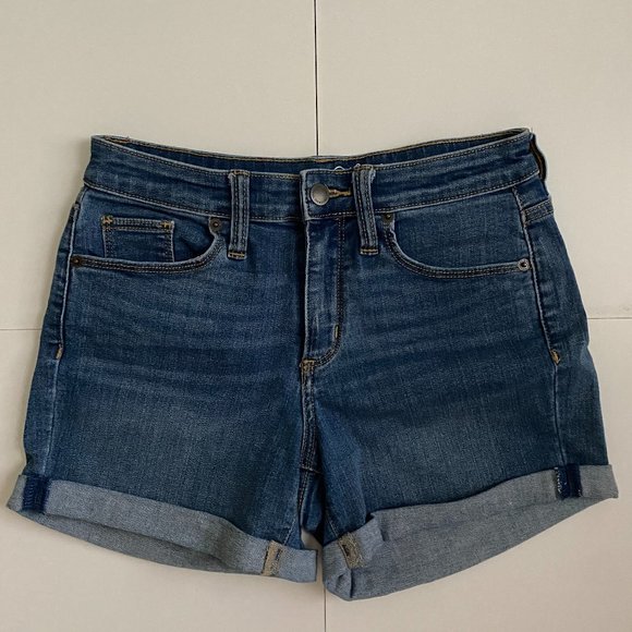 Medium Wash Jean Shorts - Picture 1 of 2